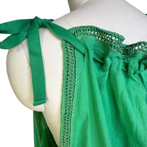 Joie Green Cotton Ariella Tank Top | Size XL - Picture 5 of 8